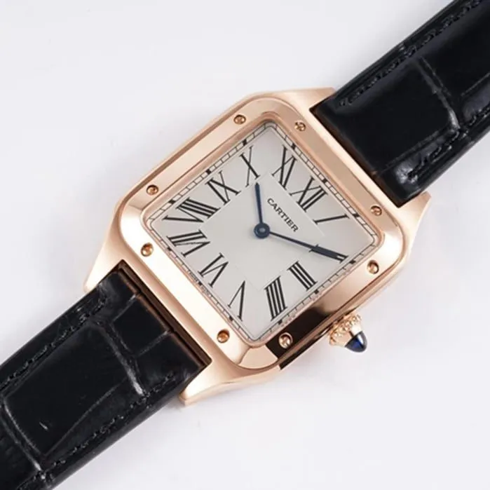 New masterpiece CartierCartier Santos couple watch back cover picture