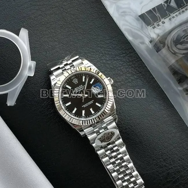 WKD Factory collectible Watches Rolex 41mm Black Dial 126331 Front Real Shot