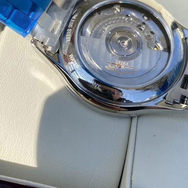 top-tier century-old classic Longines military flag series originated from 1957 front view