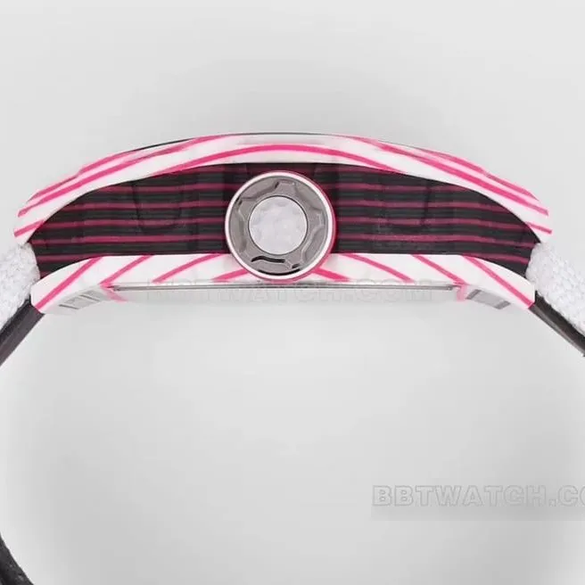 Richard Mille men's top-tier 1:1super white fabric RM 38-02braceletlive photos