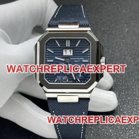 1:1replica watch P1 factory Patek PhilippeCUBITUSblue dial5822P-001side live photo