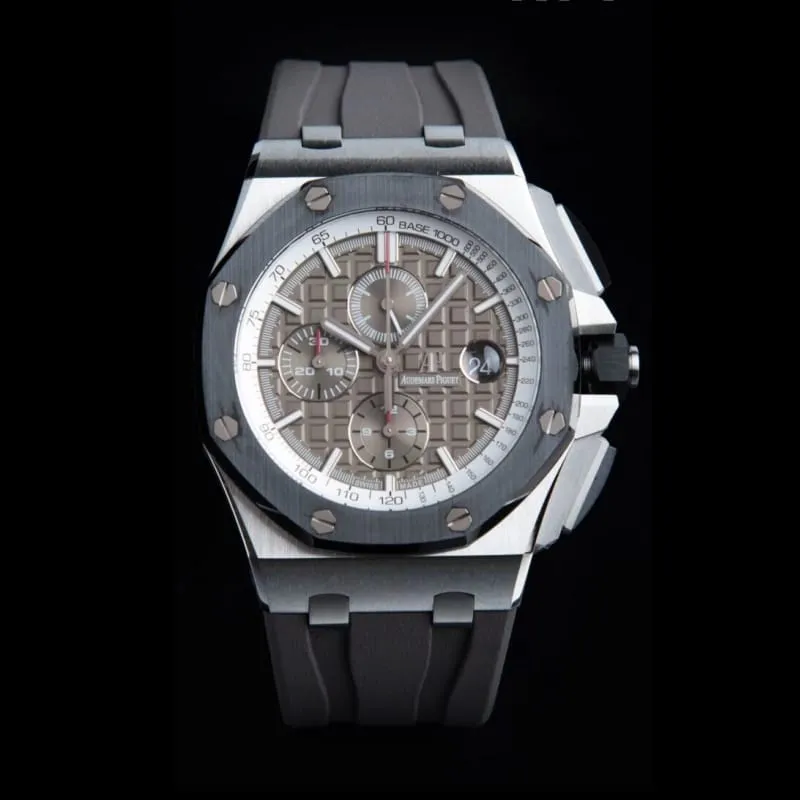 top-tiersuper cloneAPFAudemars PiguetRoyal Oak offshore 26400 watch gray plate concentrated on research and development movement picture