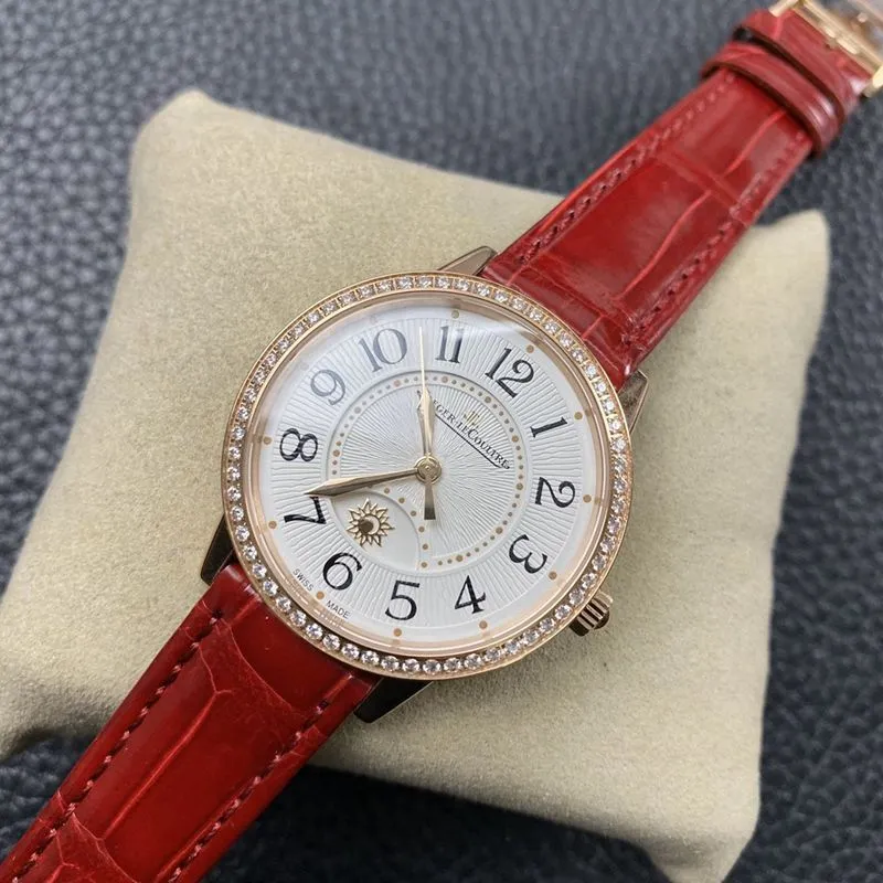 Jaeger-LeCoultrereplica watch dating series women's rose gold watch bracelet picture