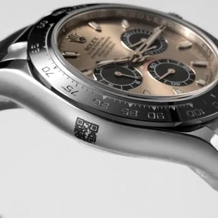 Top Rolex men's brown dial rubber strap hottest Cosmograph Daytona mechanical watch front view