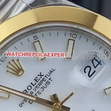 1:1replica watch log VS FactoryRolexwhite dial3235 mechanical 36mmclasplive photos
