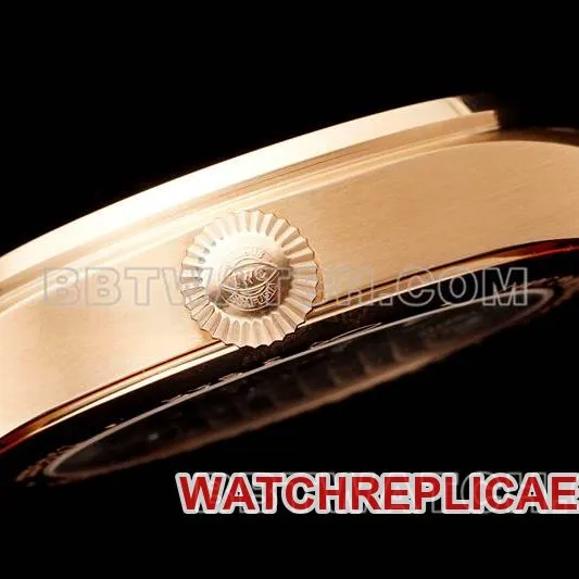 IWCtop-tier watch RMS factory pilot blue dialrose goldtourbillon mechanical leather strap model front live photo
