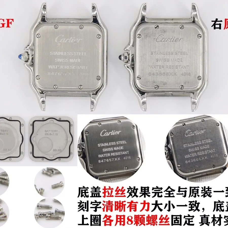 GF FactoryCartiertop-tier watch Cheetah WSPN0016 real and fake comparison review appearance live photos