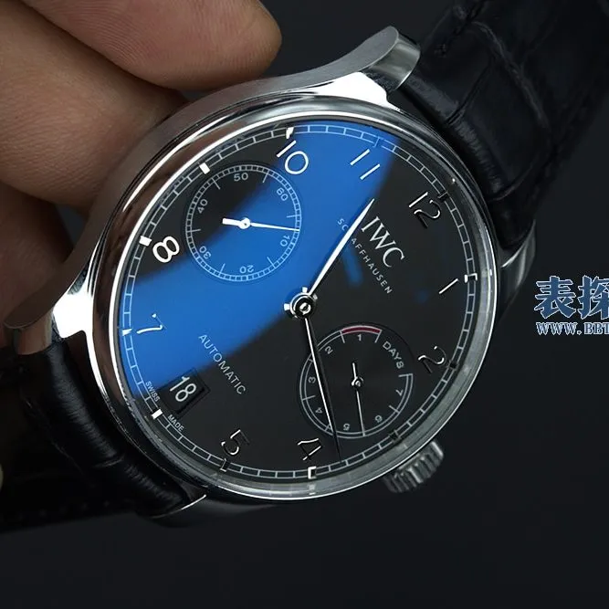 ZF FactoryIWC Portuguese 7replica watch high-end black dial anti-blue light