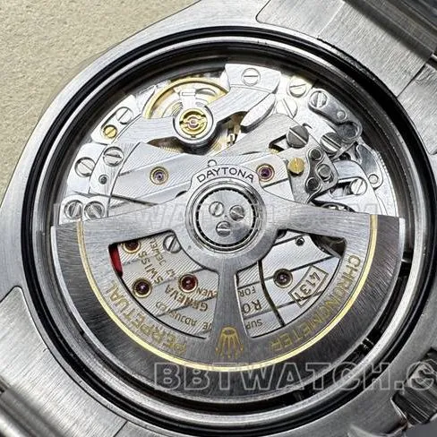 Watch Daytona UFO Factory Rolex White Plate 4131 Mechanical Front Actual Picture