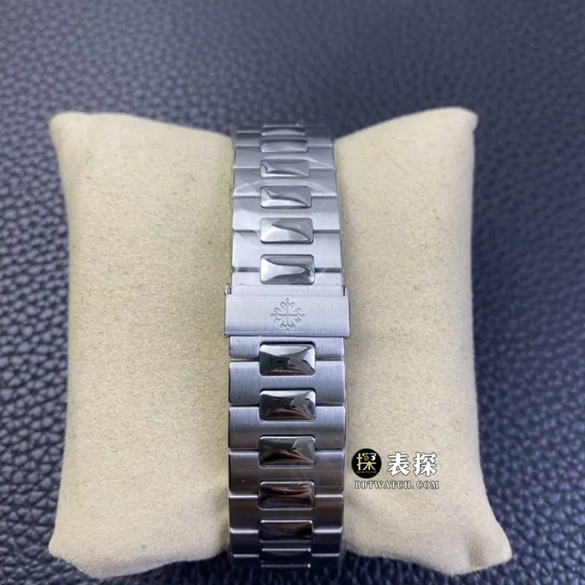 3K FactoryPatek Philippe sporty and elegant Tiffany Nautilus watch men's Tiffany blue dialsteel bracelet picture and price front live photo