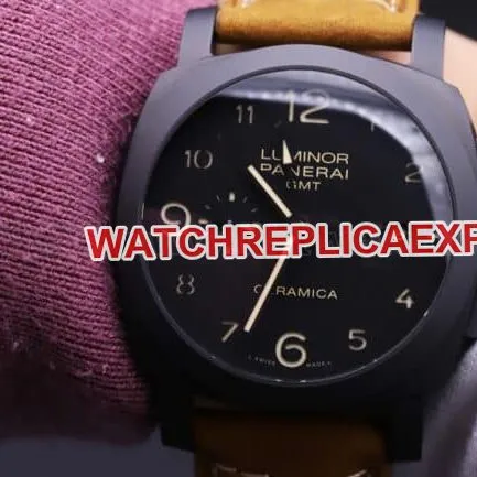 Paneraivs441 new braceletreplica watch review - super cool black warrior front view