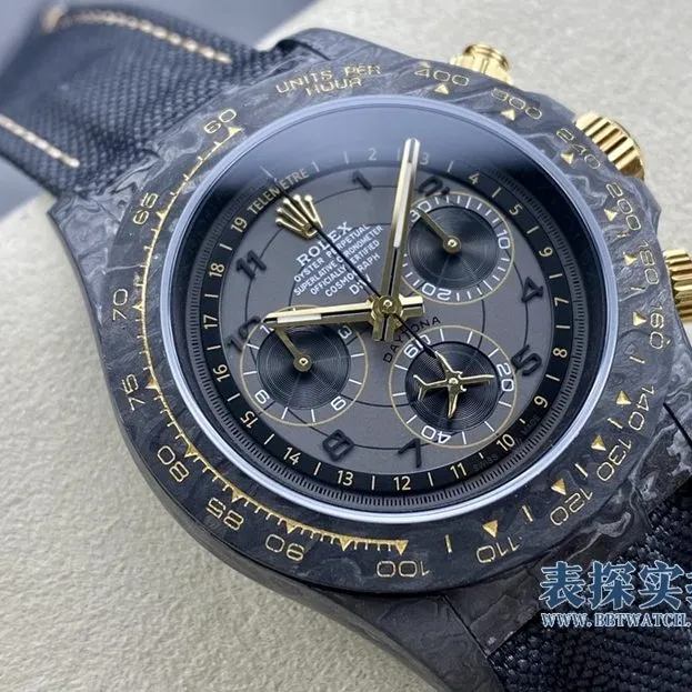 Dachang high-quality replicaRolex carbon fiber Daytona gray plate men's mechanical watch front