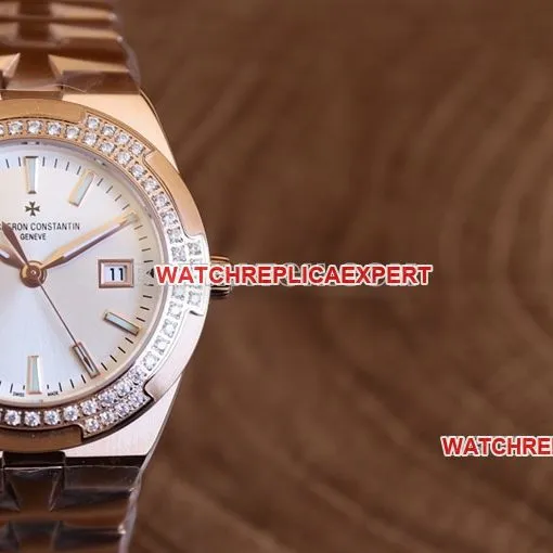 CC factory Vacheron Constantin top-tier replicasilver dial pink gold 1225Vfront live photo