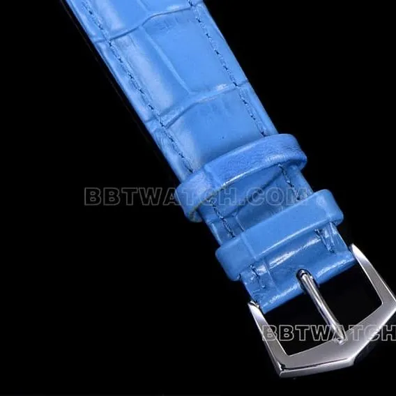 ZP factory Patek Philippe complex function timepiece top-tier 1:1high-quality replicablue dialleather strap model 4947G-001front live photo