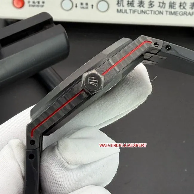 watch DIW factory Royal OakAudemars Piguet carbon fiber 15500 front live photo
