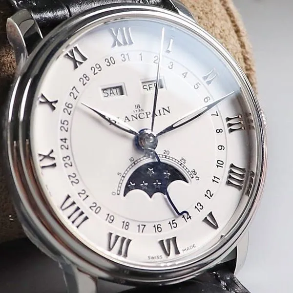 OM FactoryBlancpainreplica watch villeret classic 6654 new V3 upgraded version 0.6mm thinner than V2 front view