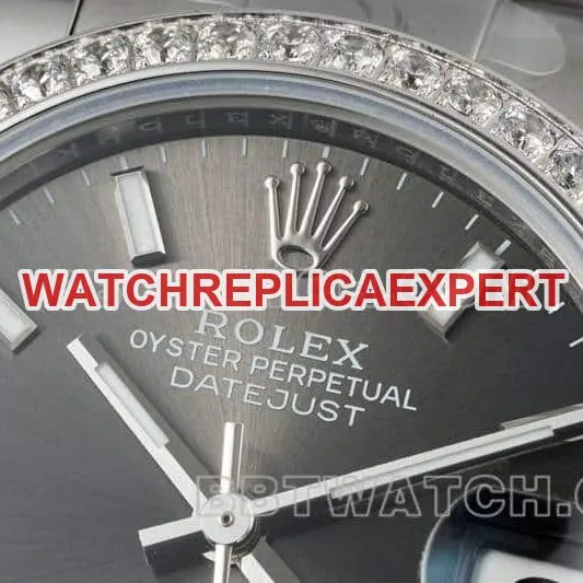 ARF FactoryRolex log 1:1super cloneblack dialdiamond bezel31mm three grid link 278289front live photo