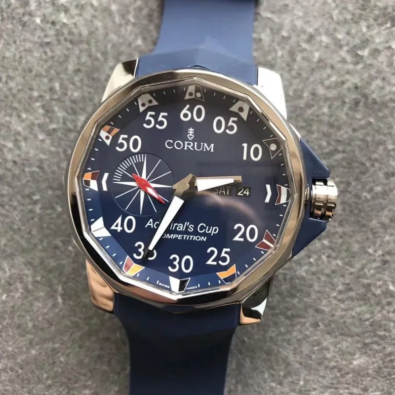 Corum watch high-quality men's watch admiral series large diameter tough guy style blue dialbracelet picture