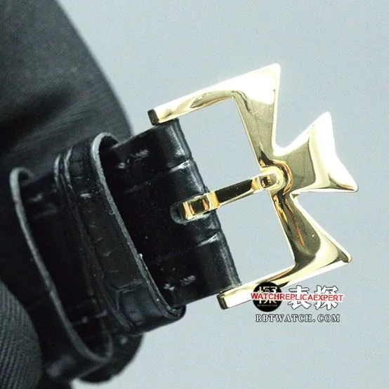 MKS Factorytop-tier replicaVacheron Constantin heritage series 85180automatic movementleather strap watch front live photo
