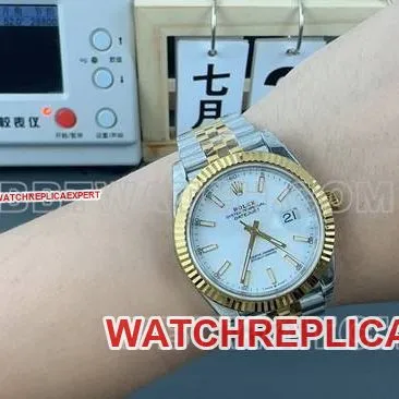 collectible watch log VS FactoryRolexwhite dial3235 mechanical 41mmclasplive photos