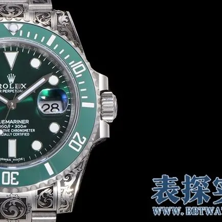 Rolex Submariner Hand-Engraved 904L