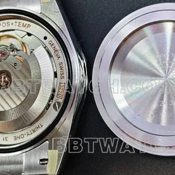 top-tier watch Oyster Perpetual slate gray plate 41mm 134303caseback live photo