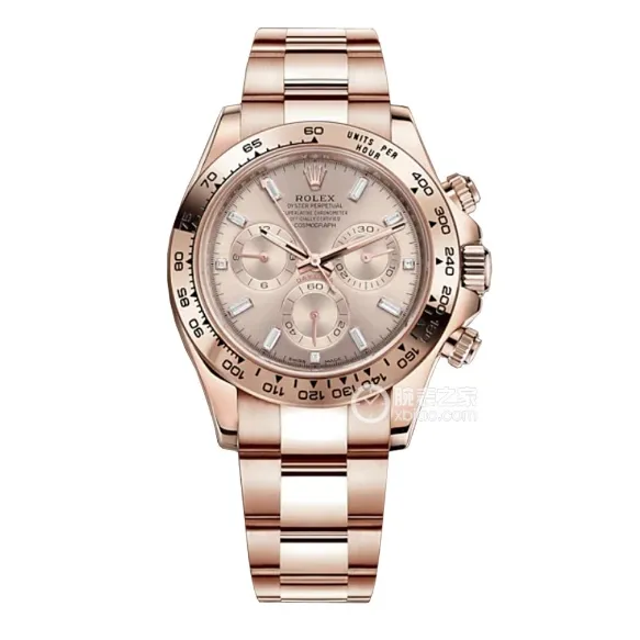Factory C Rolex Daytona1:1super pink plate rose goldsteel bracelet model m116505-0017braceletlive photos