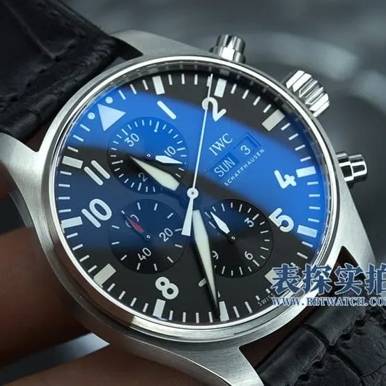 Universal collectible watches ZF Pilot 7750 Chronograph Men's Buckle Strap
