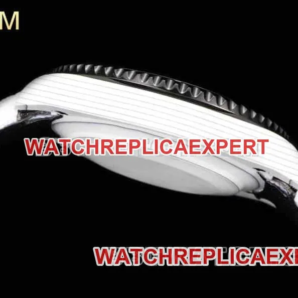 PPM factory Rolex Submariner top-tier replicablack dial carbon fiber 3135 white leather strap model front live photo