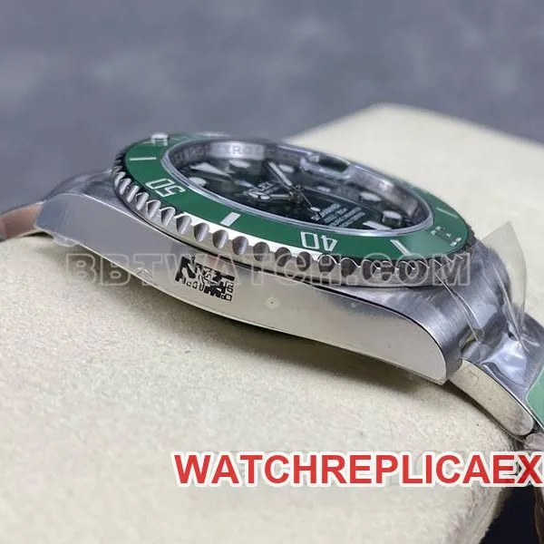 Rolextop-tier watchARF FactorySubmariner40mmStarbucks Submariner3135movement116610side live photo