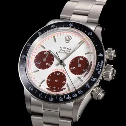 top-tier watch Rolex retro manual chronograph movement series white dial men's watch movement picture