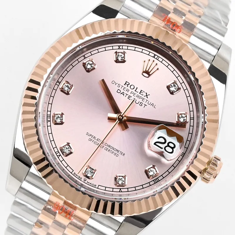 EW Datejust 126331 Super A Pink Dial 41mm
