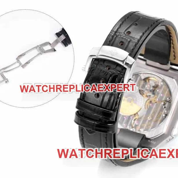 3K FactoryPatek PhilippeCUBITUSsuper cloneblack dialleather strap model 5822front live photo