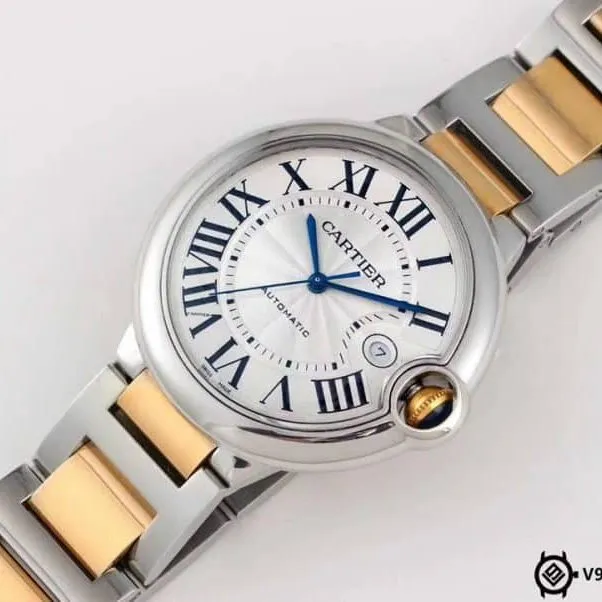 V9Cartier Blue Balloon W69009Z3replica watch gold model review (gold scratches do not reveal white) movement picture