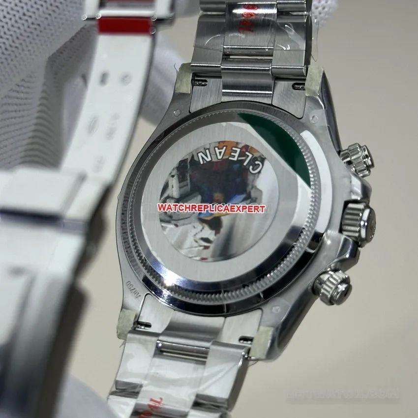 Clean FactoryRolexDaytonatop-tier 1:1high-quality replicablack dialsteel bracelet model 116509front live photo