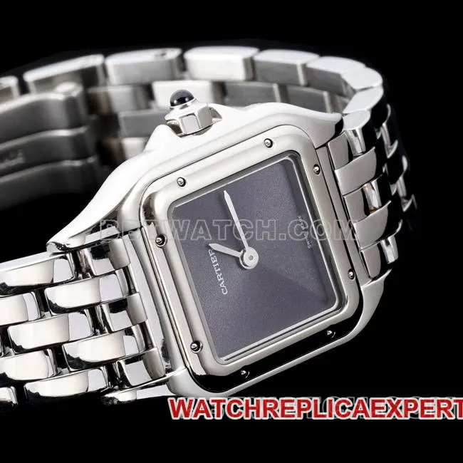 collectible watch BBa factory cheetah Cartierblack dialsteel braceletquartzclasplive photos