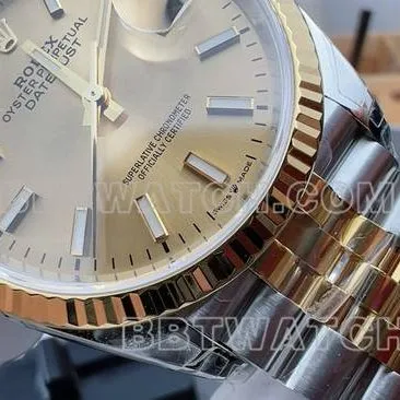 Optimal Watch Log VS FactoryRolex Champagne Tray 3235 Mechanical 36mmclasplive photos