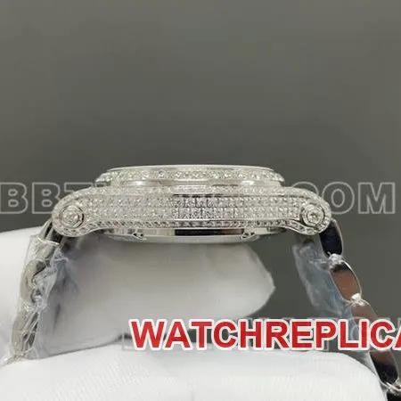 Chopard optimal collectible watches YF factory happy diamonds silver starry sky 2892 mechanical movement steel belt models back actual picture