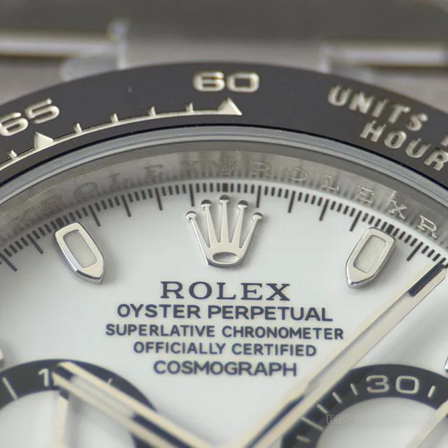 watch RolexCBD factory Daytonawhite dialsteel bracelet4130front live photo