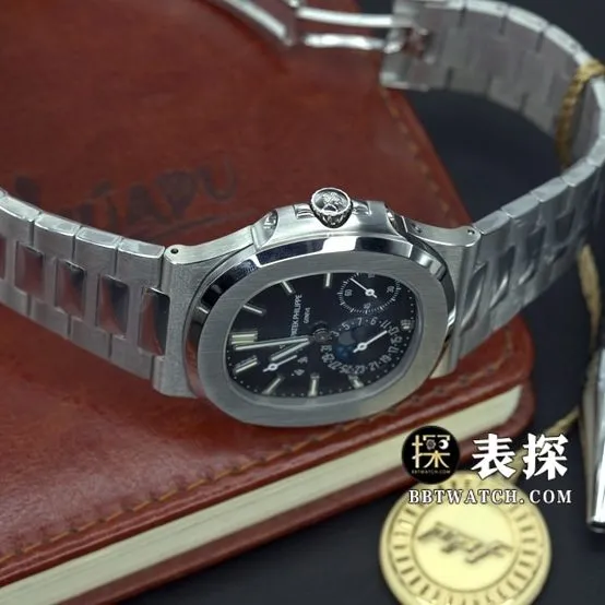 PPF FactoryPatek Philippe sports elegant 5712GRtop-tier watch men's steel king steel bracelet overall live photos