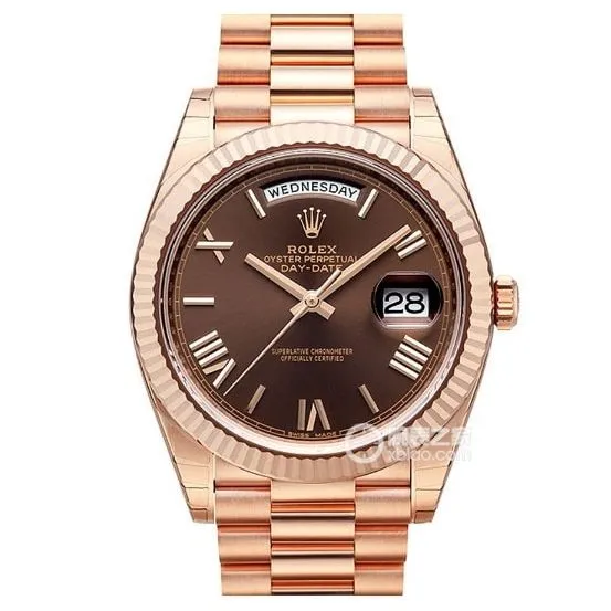 GM FactoryRolexDay-Date type top-tier coffee tray rose goldm228235-0002clasplive photos