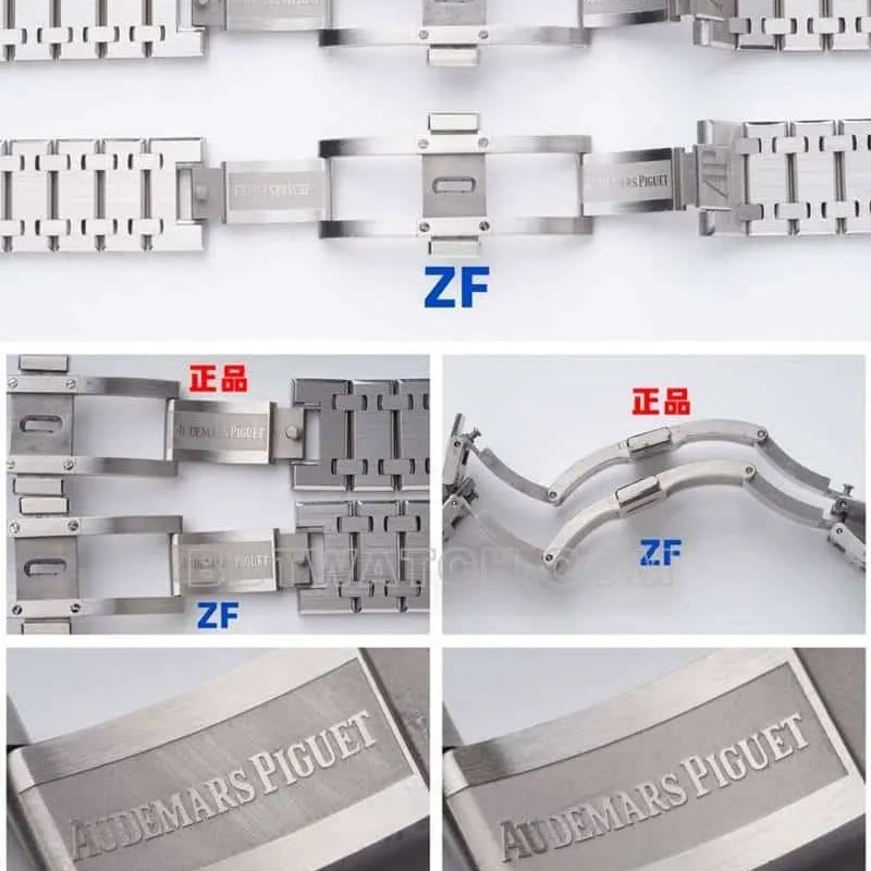 ZFRoyal Oak real and fake comparison evaluation Audemars Piguettop-tier watch 15202front live photo