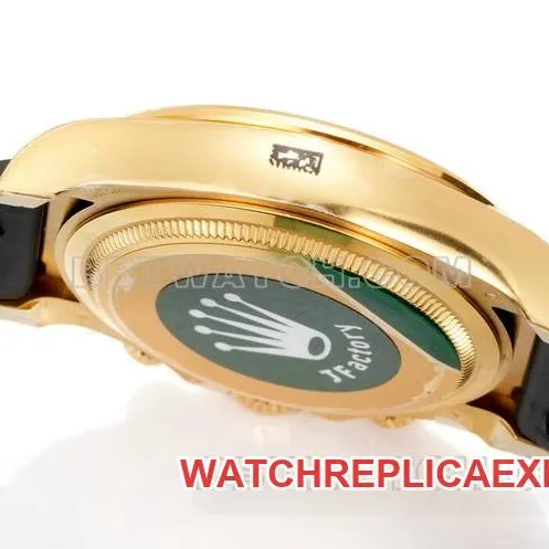 1:1replica watch DaytonaJF factory Rolexwhite dialyellow gold4131 mechanical rubber braceletfront live photo