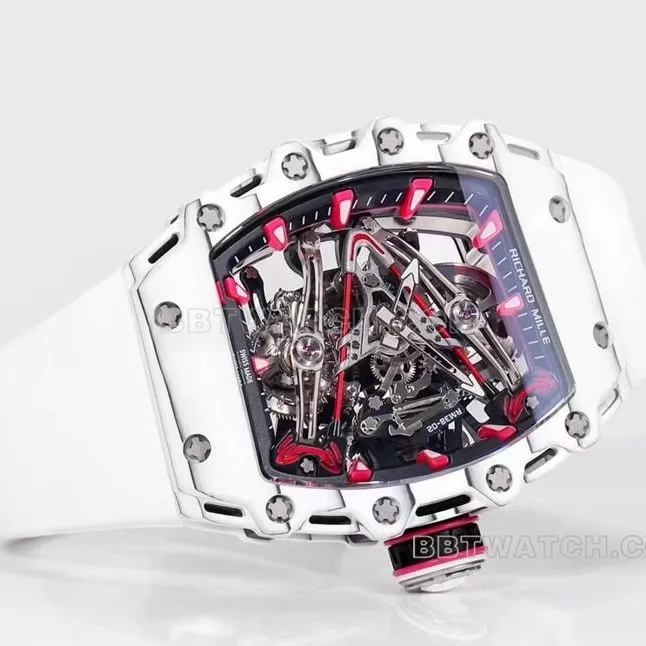 Richard Mille men's white rubber RM 38-02braceletlive photos