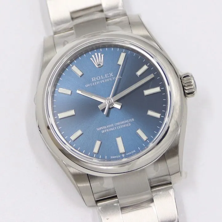 Rolex1:1 ceiling,ew Oyster Perpetual watch,front live photo