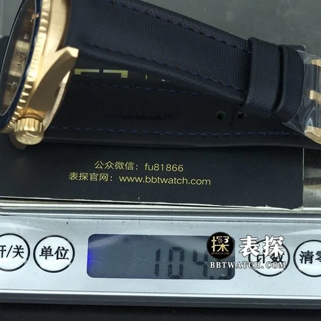 Blancpain Fifty Fathoms top-tier watch men's blue dial gold needle leather strap model pictures and prices lumelive photos