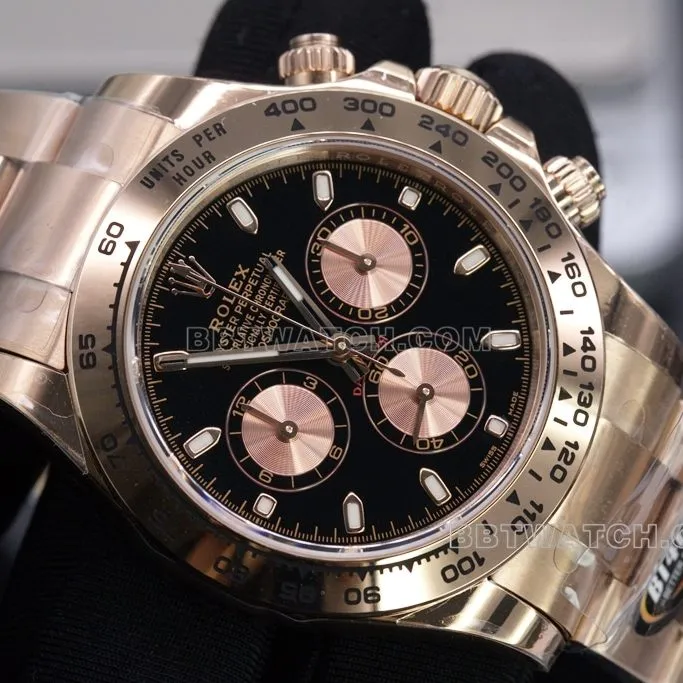 BT factory black gold DaytonaRolex1:1top-tier watch