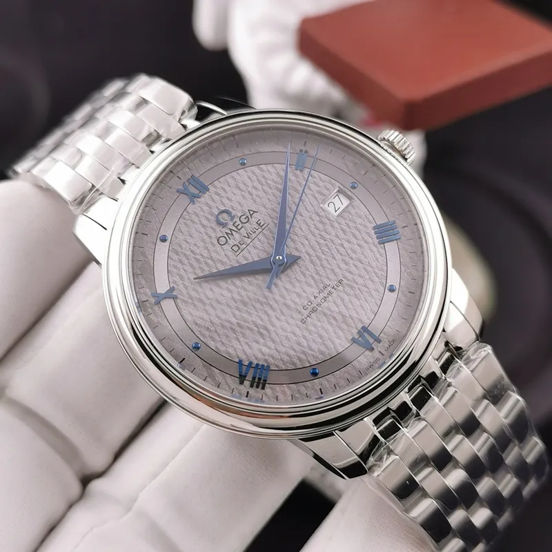 Omega De Ville Grey dial mechanical steel
