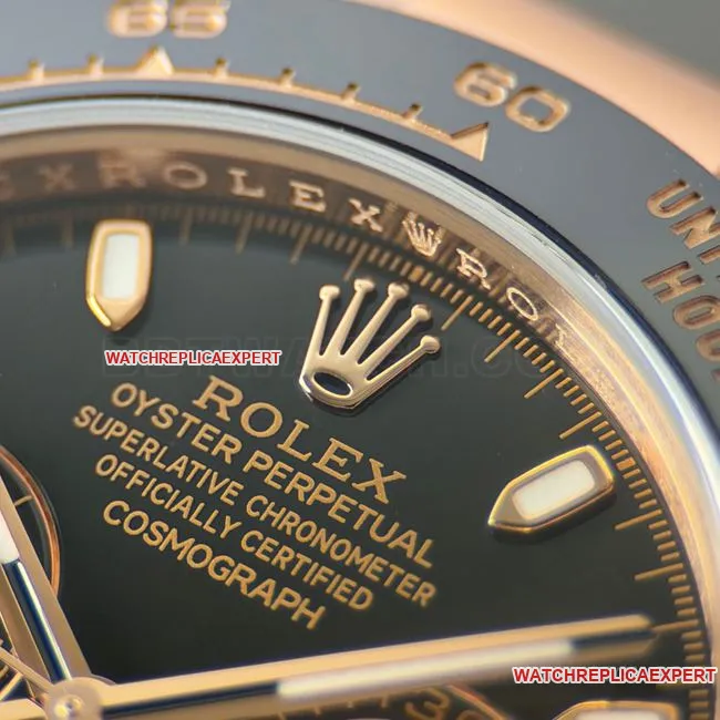 1:1replica watch DaytonaCBD factory Rolexrose gold case black dial4130 weight live photos