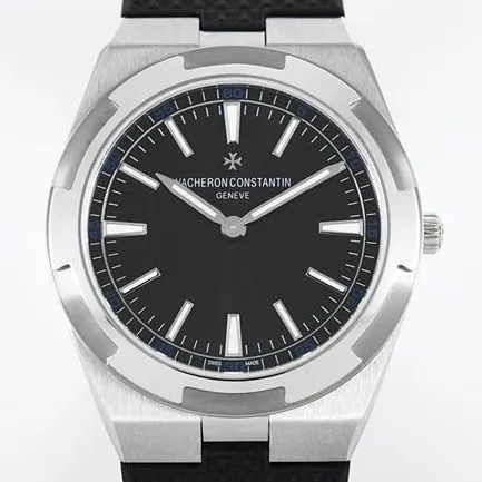 8F factory top-tier watch Vacheron Constantin ultra-thin series men's black dialrubber strap manual winding watch movement picture